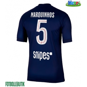 Paris Saint-Germain Marquinhos #5 Hemmatröja 2025-26 Kortärmad
